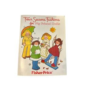 Vintage Fisher-price "Four Seasons Fashions For My Friend Dolls" Pattern Booklet